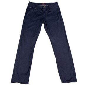 Untuckit Relax Fit Mens Navy Khaki Pants Sz 34 x 33